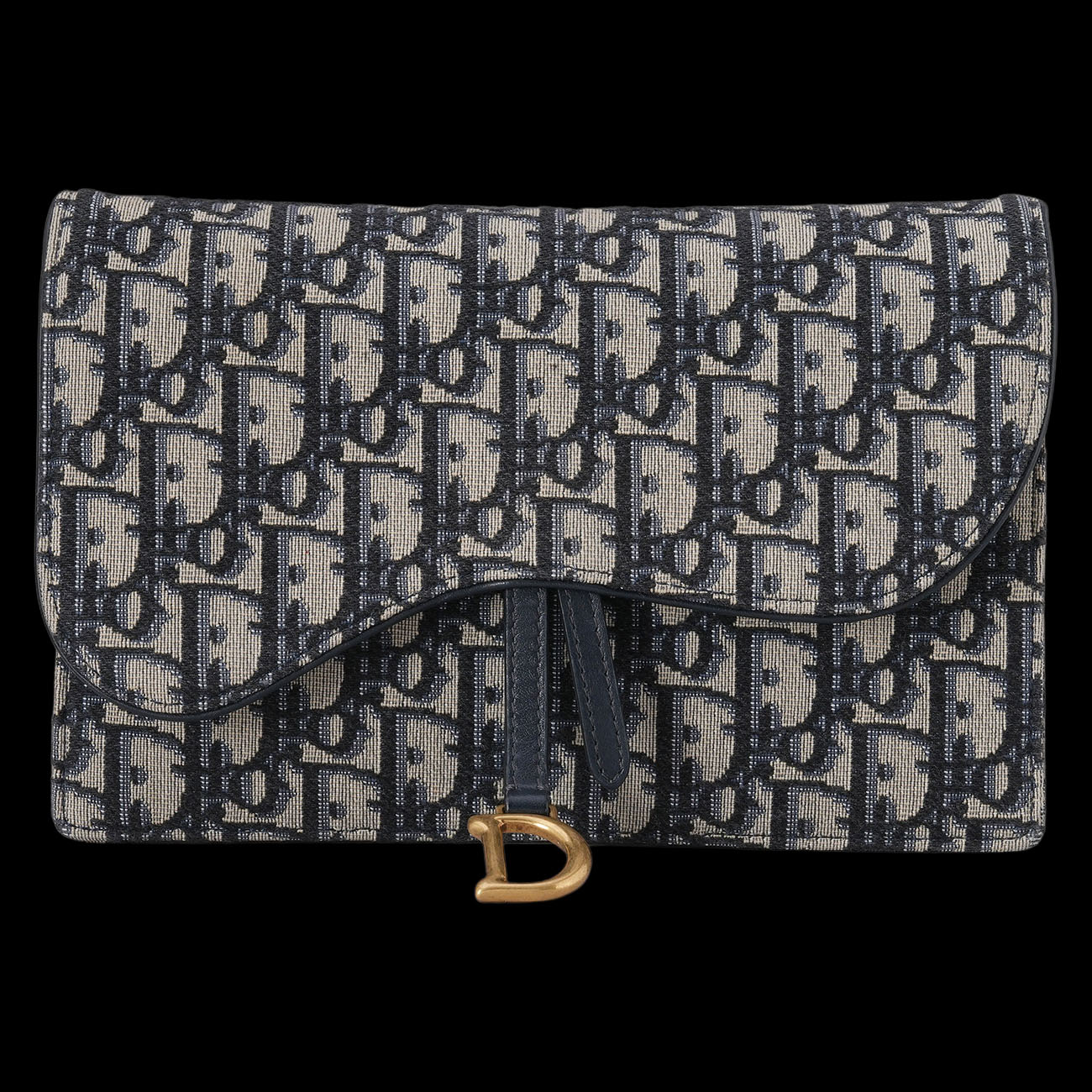 CHRISTIAN DIOR(USED)디올 오블리크 새들 WOC